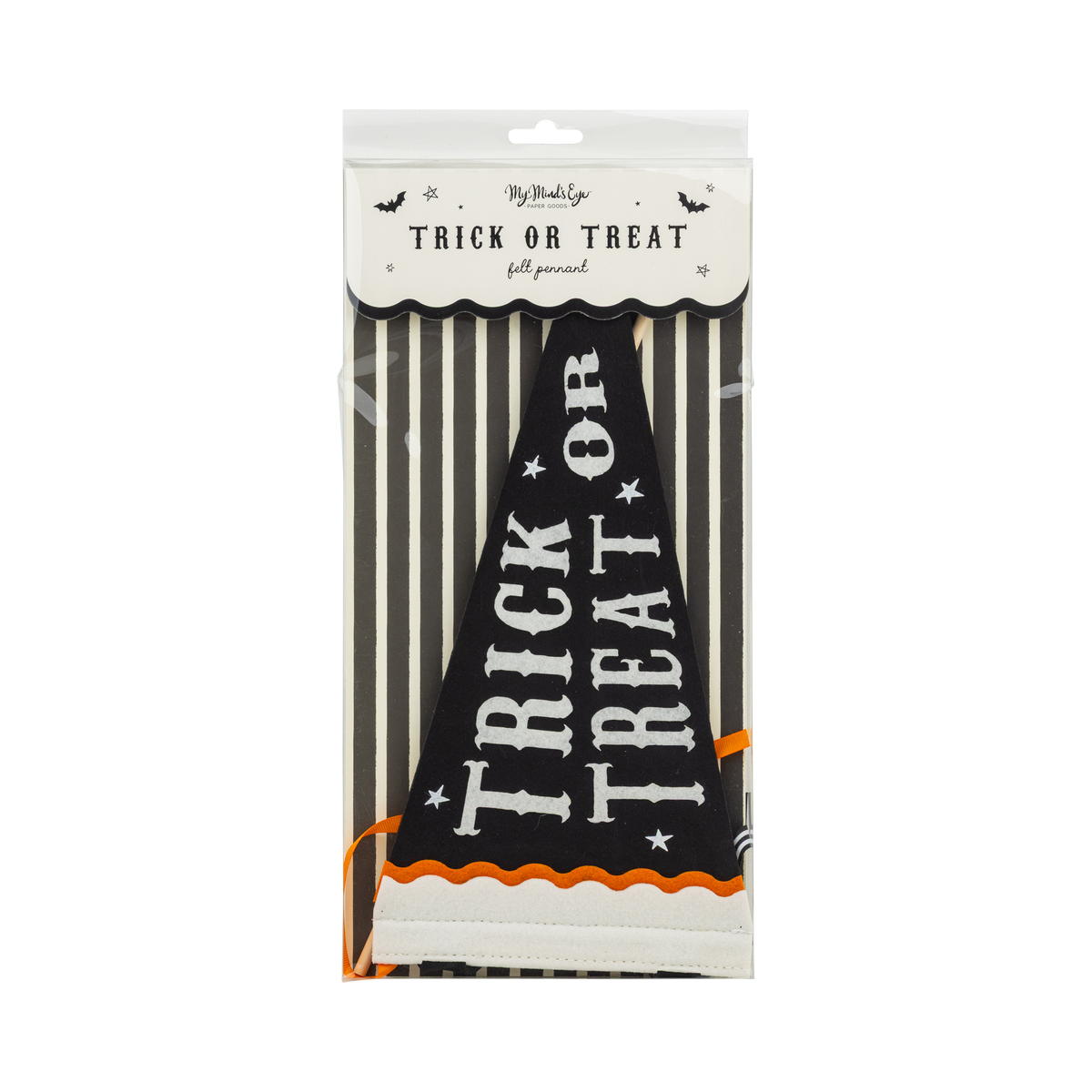 Trick or Treat Felt Pennant