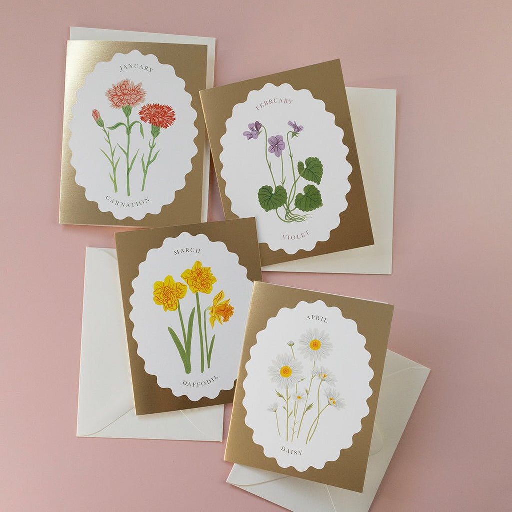 BIRTH MONTH FLOWER | MARCH | greeting card