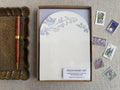 Bird Stationery Set, lilac