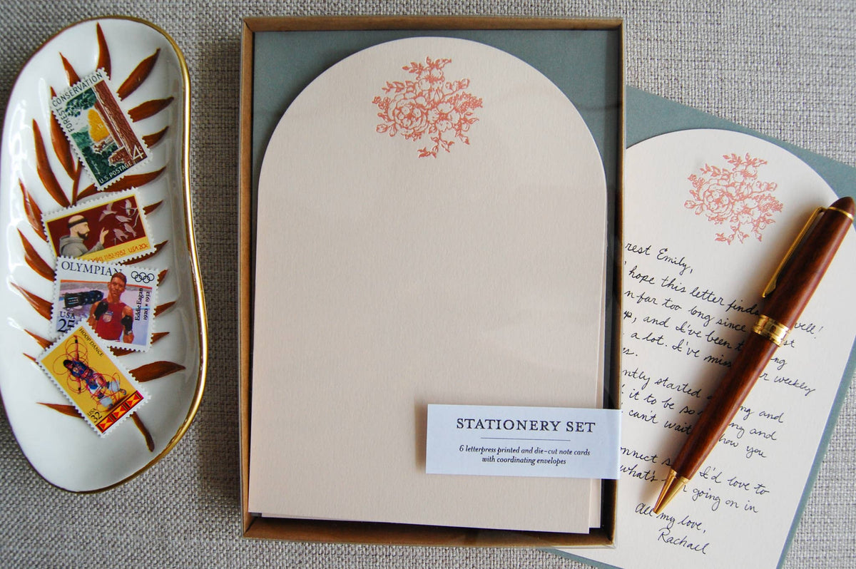 Floral Stationery Set