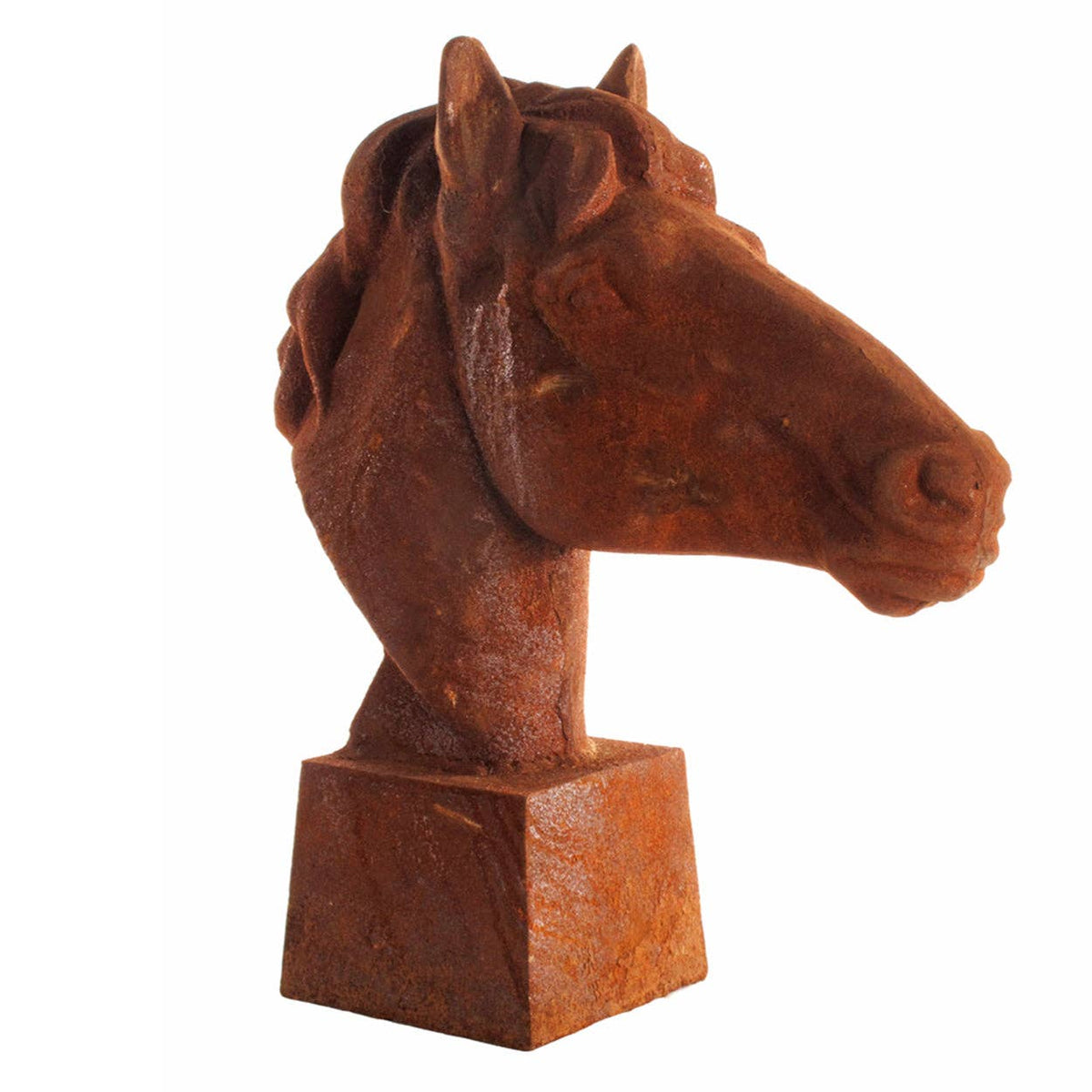 Handmade Horse Head on Base