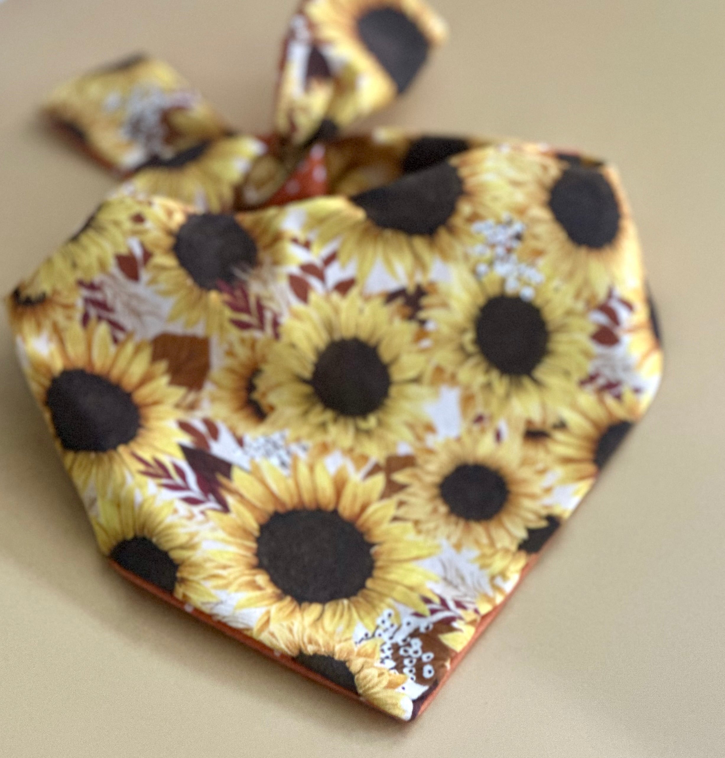 Sunflower Dog Bandana