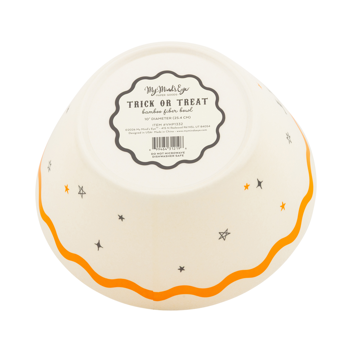 Trick or Treat Bamboo Bowl