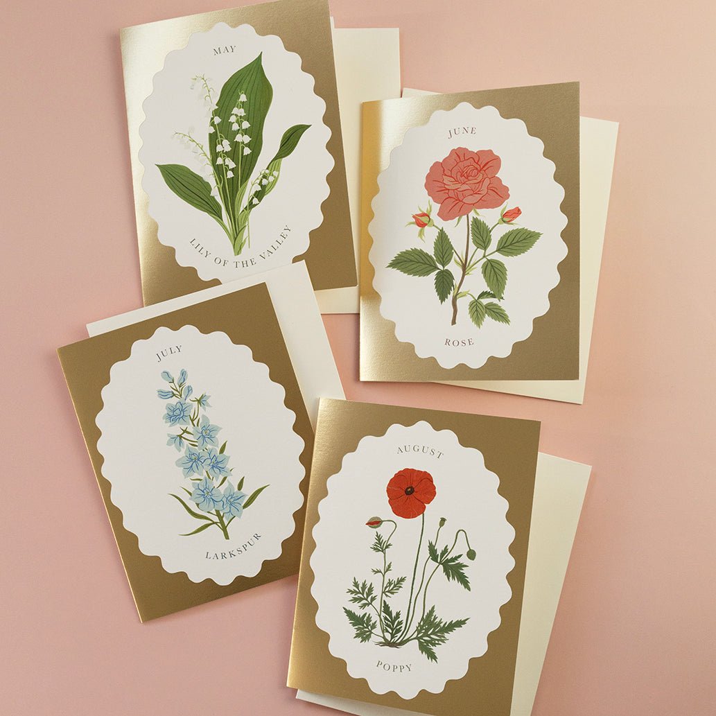 BIRTH MONTH FLOWER | AUGUST | greeting card