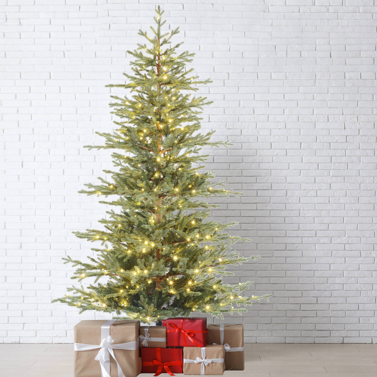 7 Foot Prelit Alberta Alpine Fir Christmas Tree