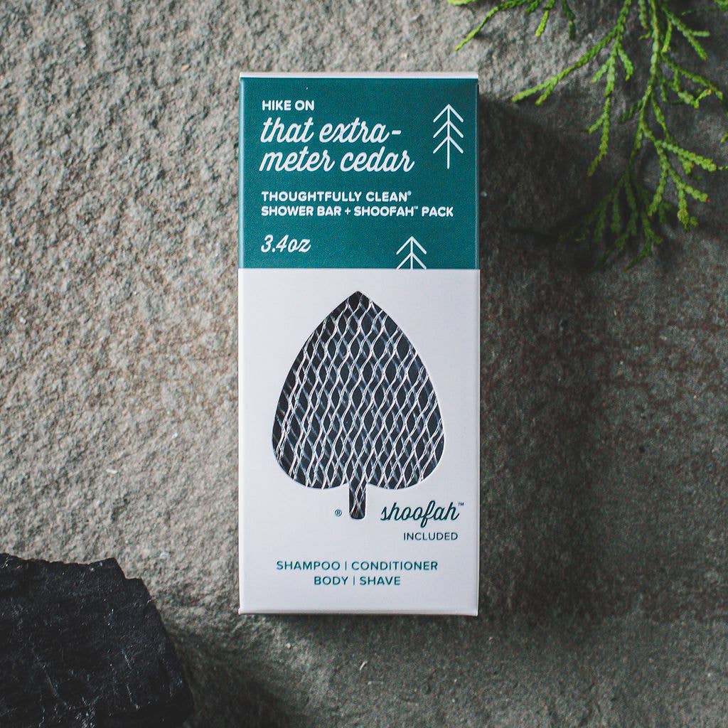 That Extra-Meter Cedar Shower Pack