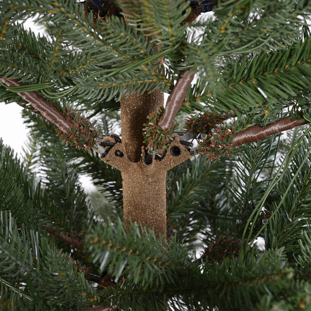 7 Foot Prelit Alberta Alpine Fir Christmas Tree