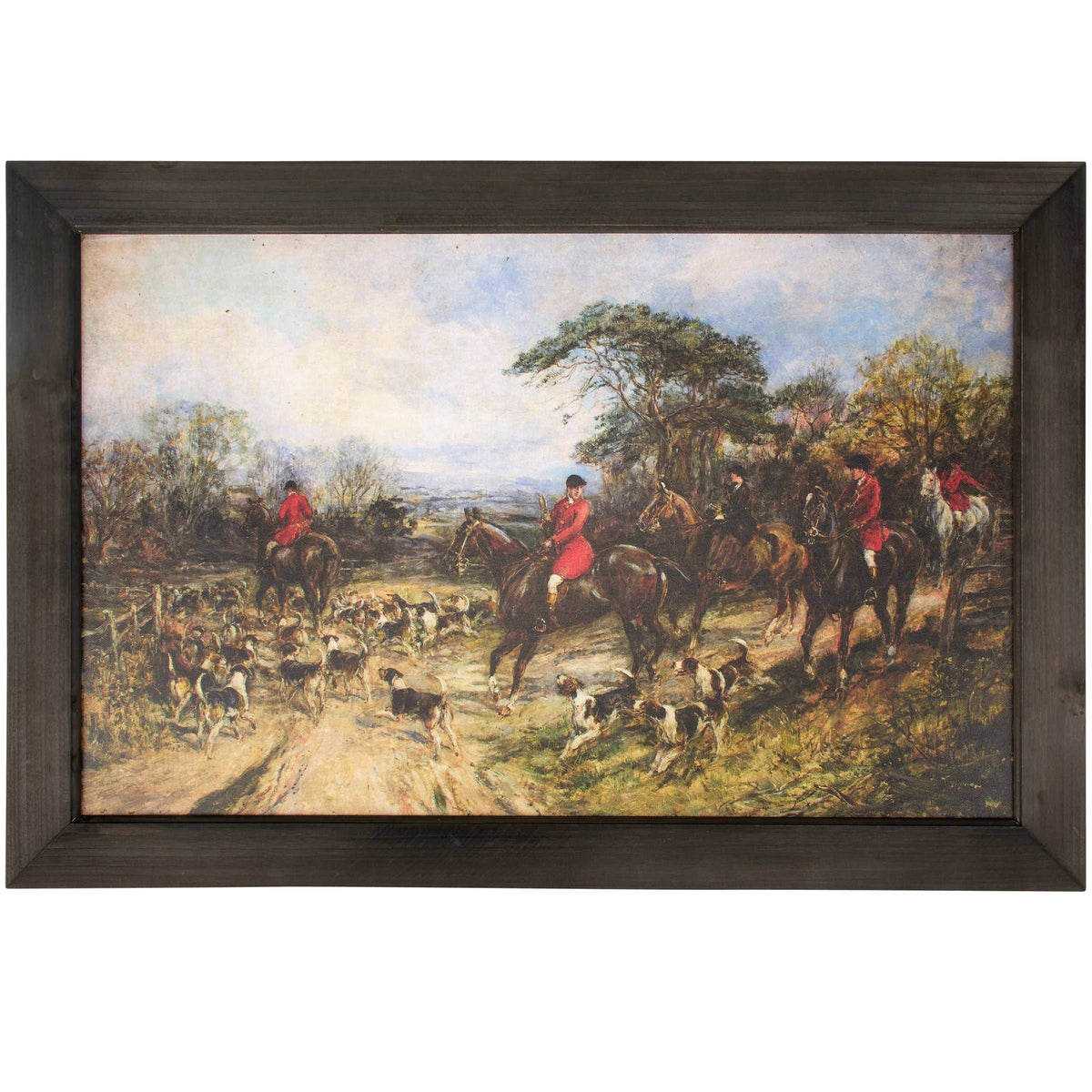 Fox Hunt Framed Wall Art