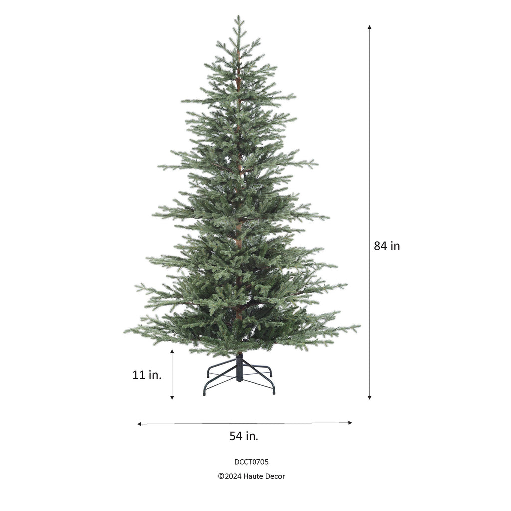 7 Foot Prelit Alberta Alpine Fir Christmas Tree