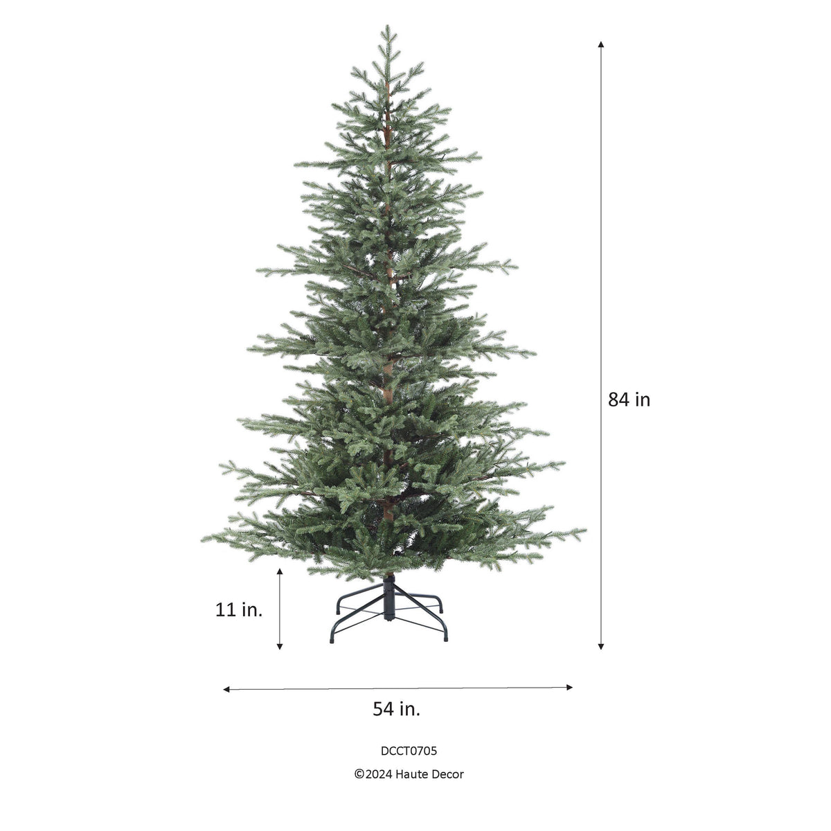 7 Foot Prelit Alberta Alpine Fir Christmas Tree