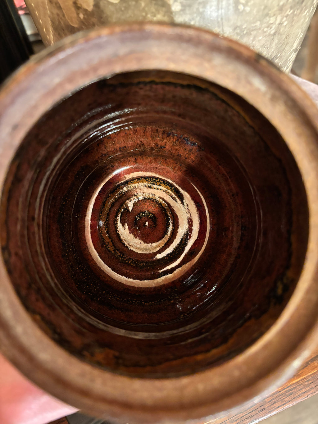 Hand Made Lidded Stoneware Crock