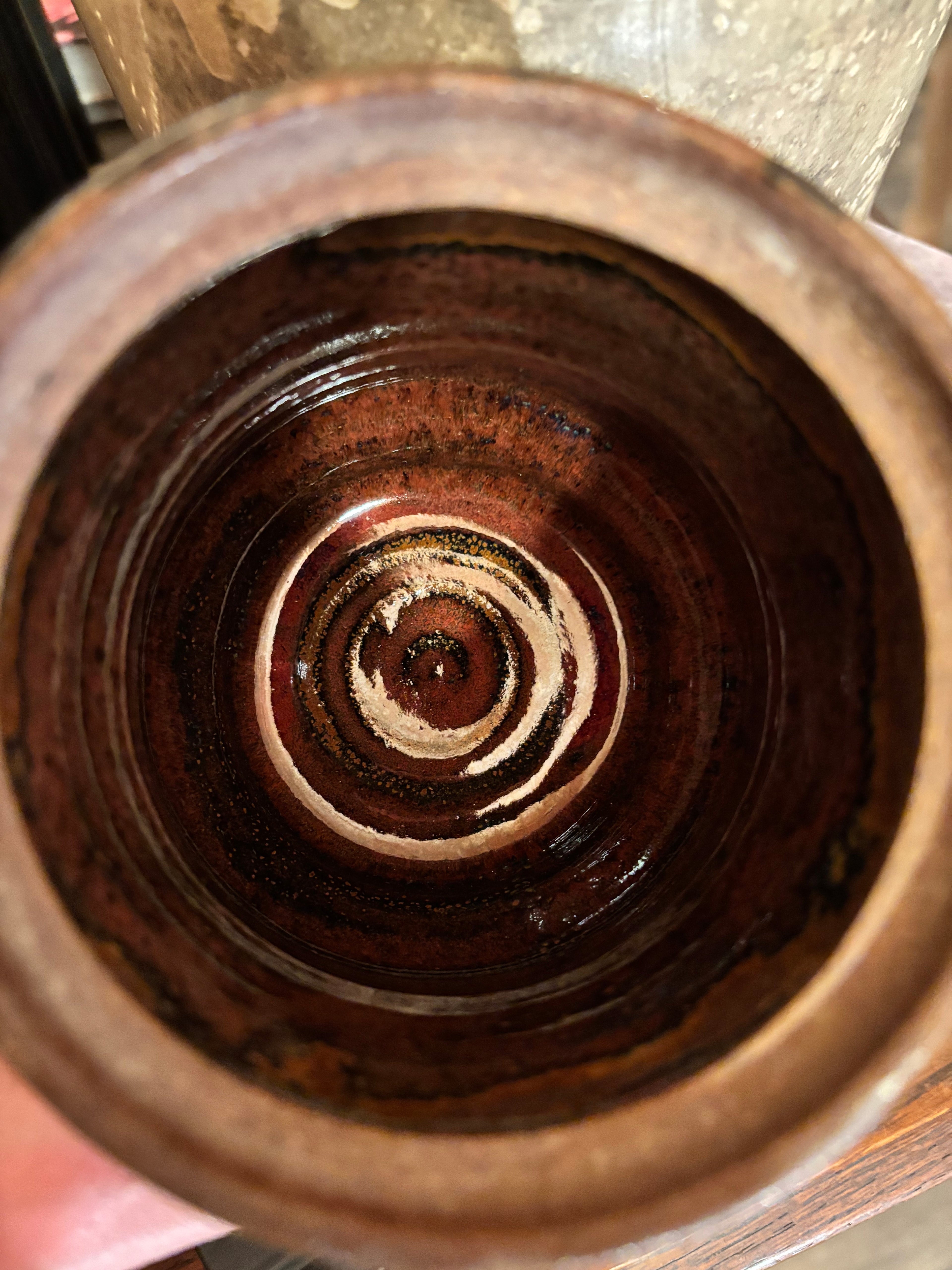 Hand Made Lidded Stoneware Crock
