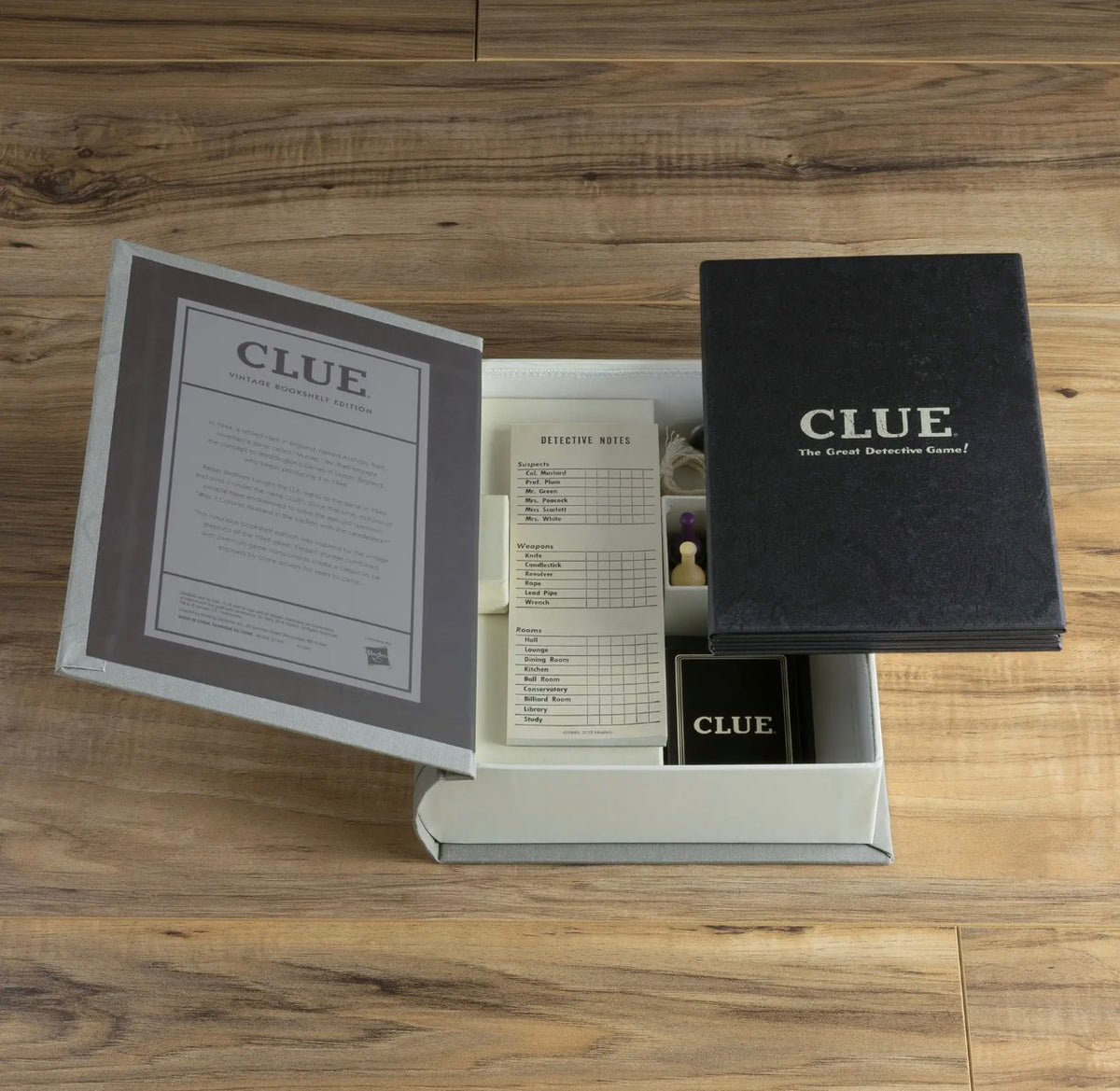 Clue Vintage Bookshelf Game