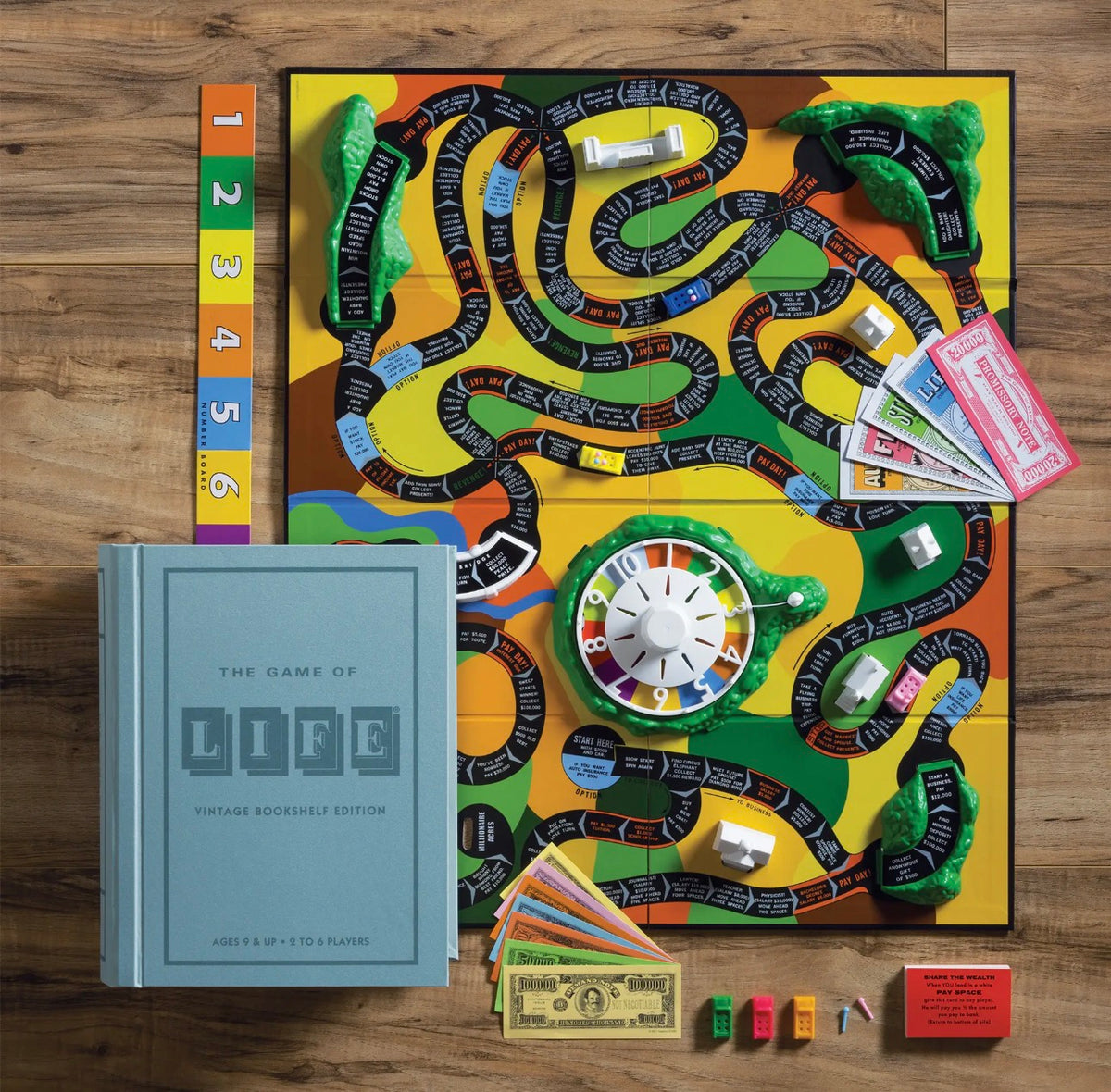 The Game of Life Vintage Bookshelf Game