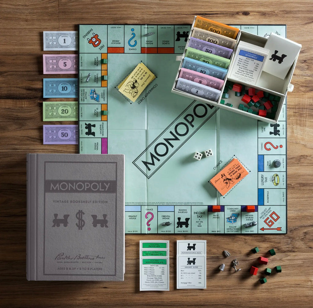 Monopoly Vintage Bookshelf Game