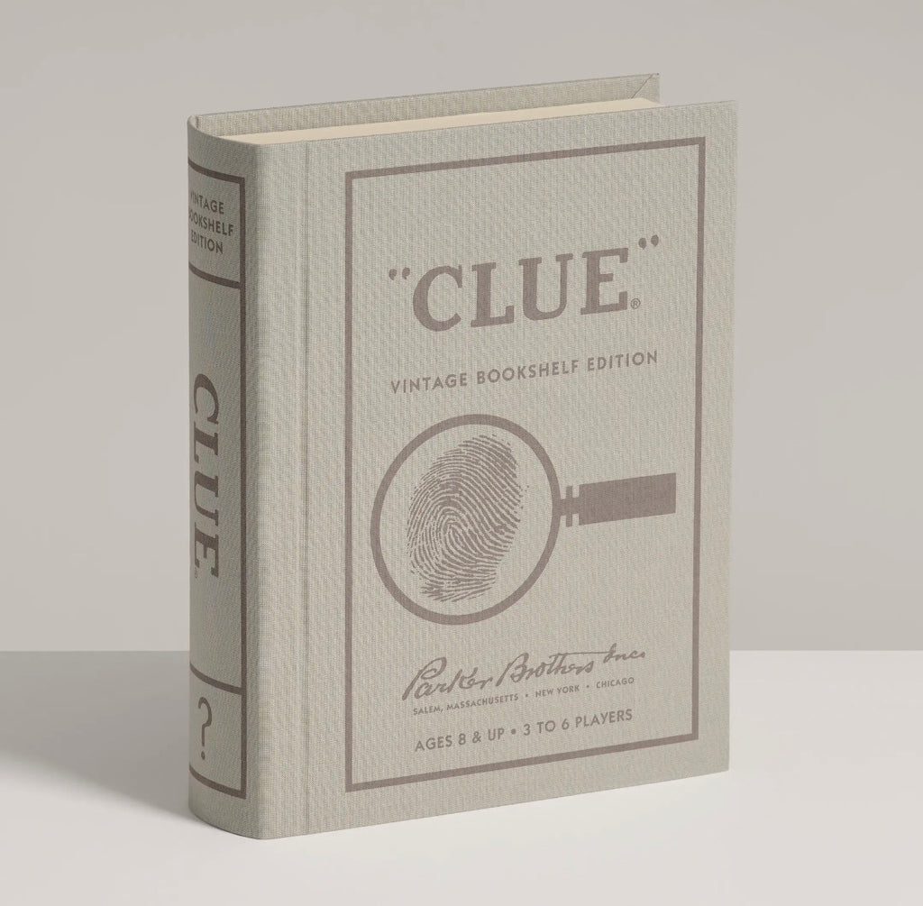 Clue Vintage Bookshelf Game