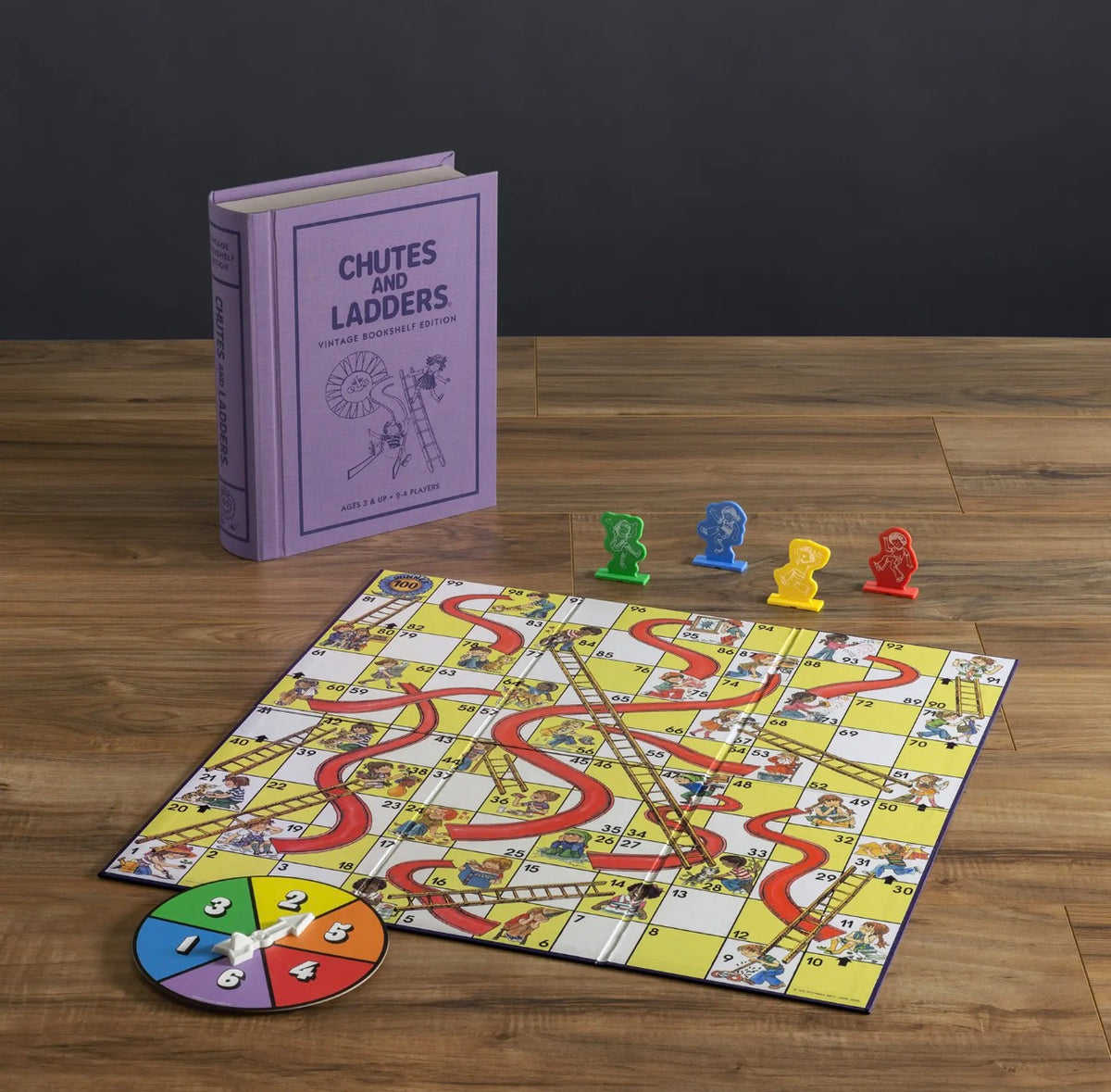 Chutes and Ladders Vintage Bookshelf Game