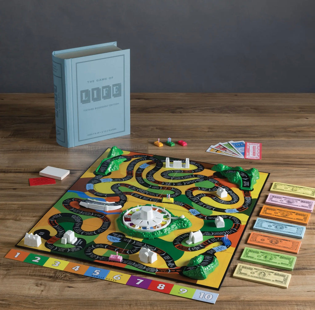 The Game of Life Vintage Bookshelf Game