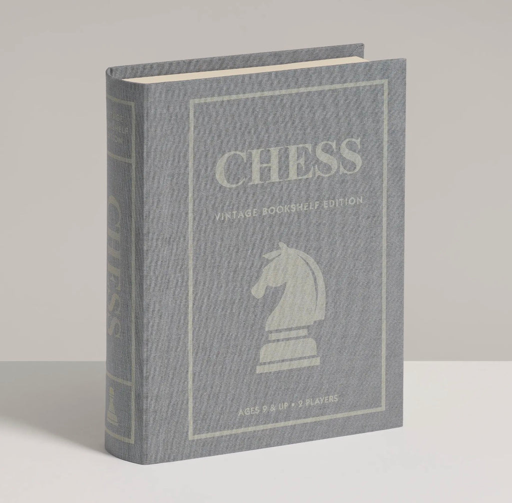 Chess Vintage Bookshelf Game