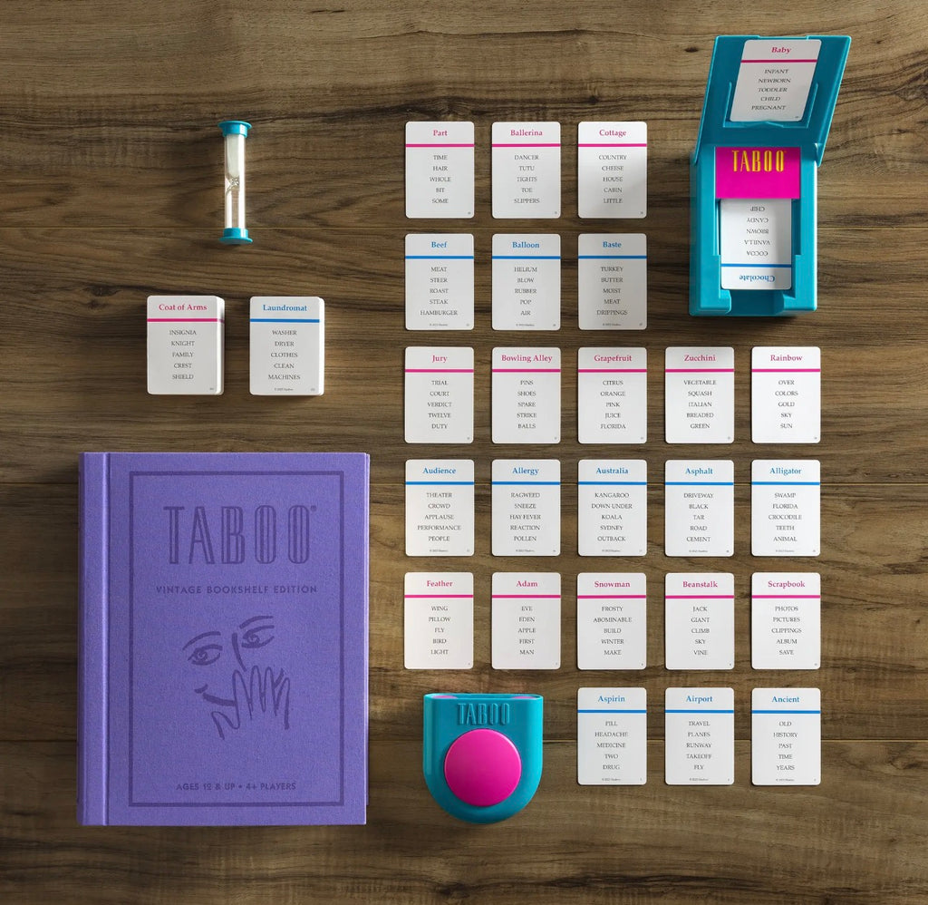 Taboo Vintage Bookshelf Game