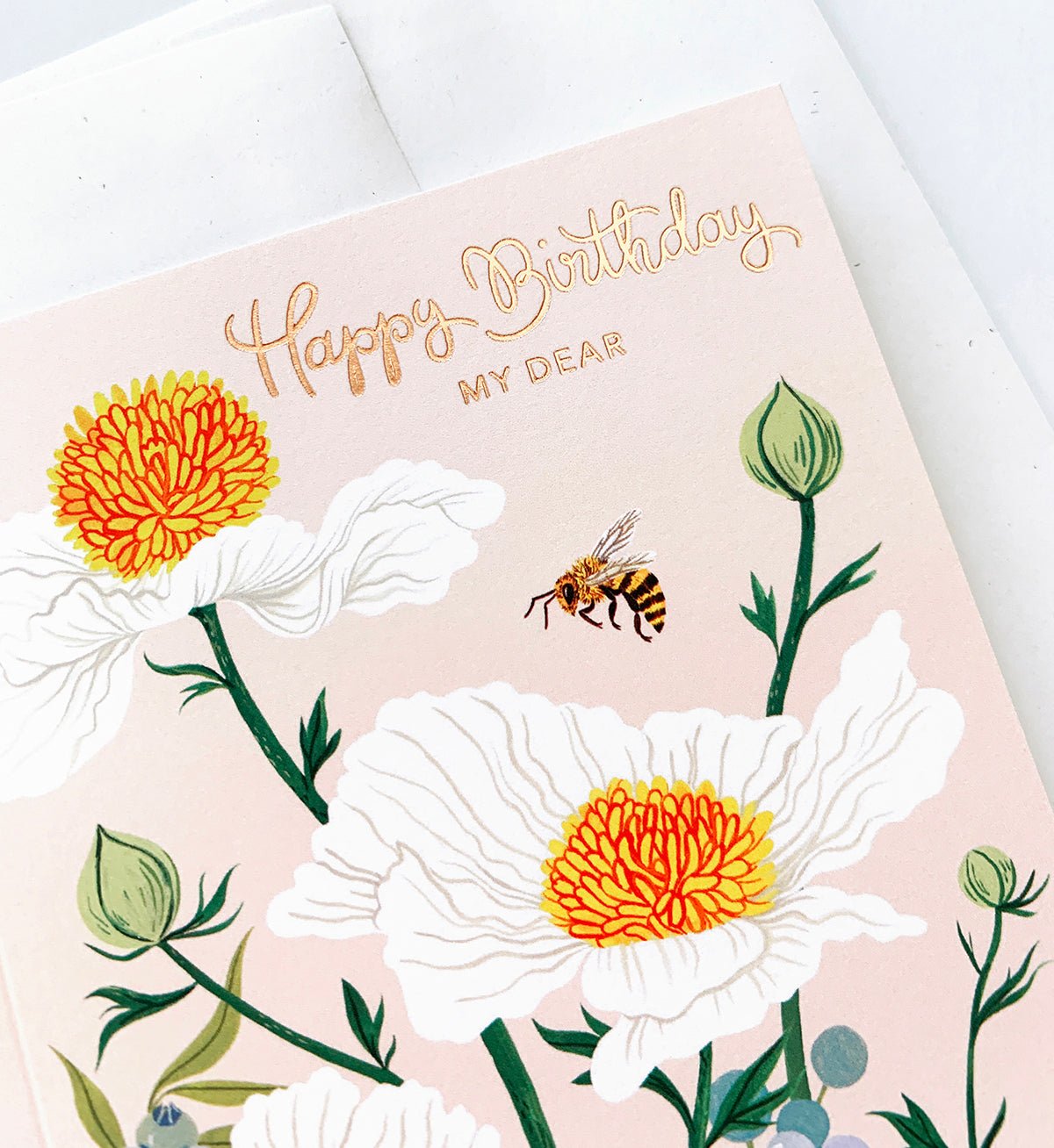 MATILIJA POPPY Birthday Card