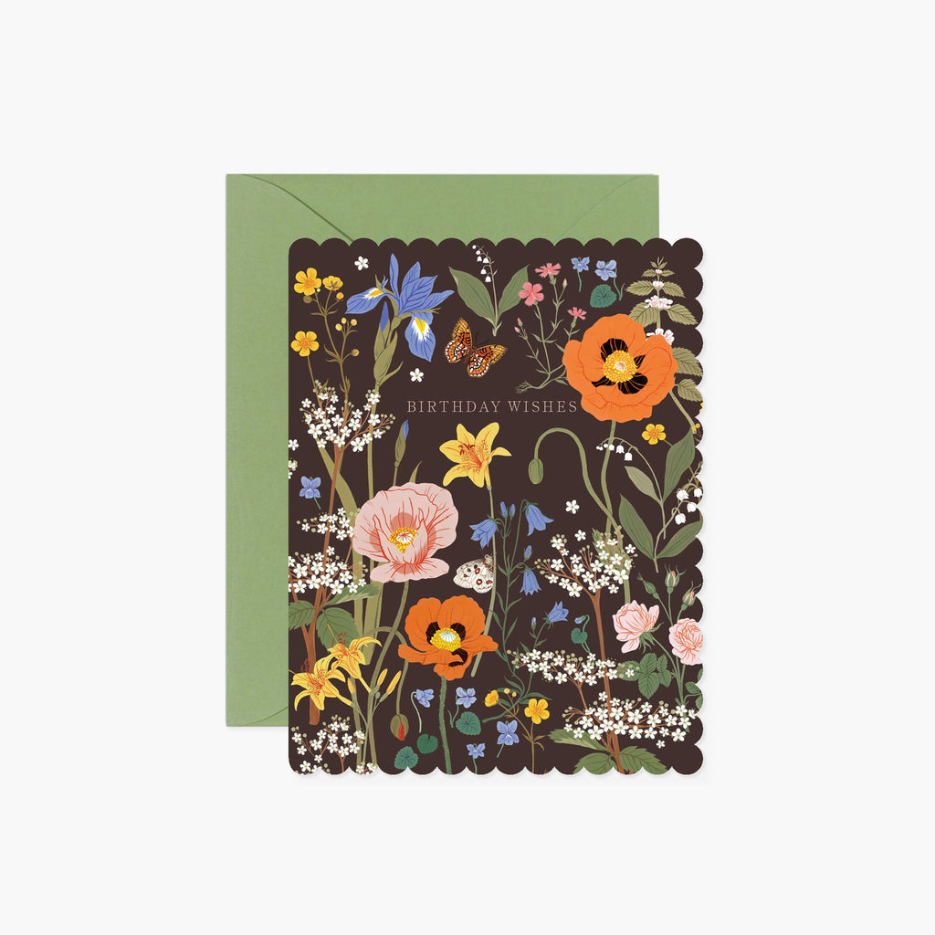 WILD FLOWERS FIELD | Birthday Card