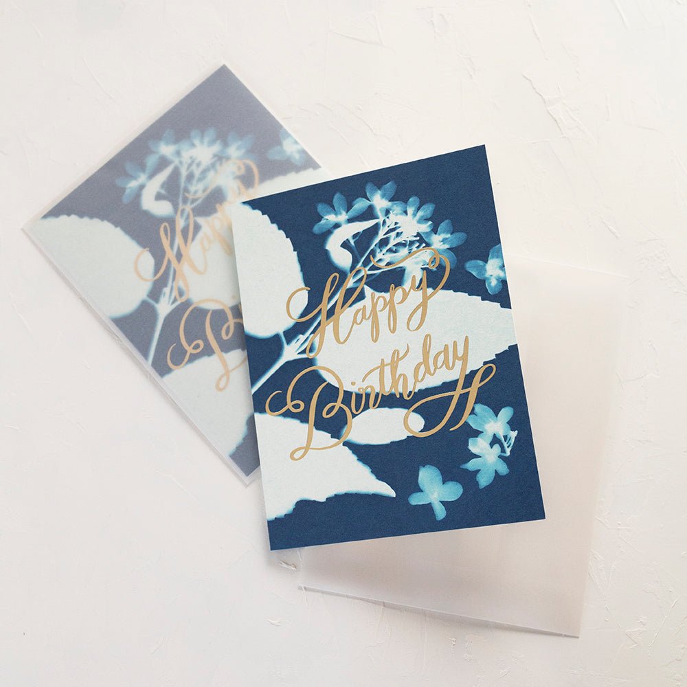 CYANOTYPE | Birthday Card