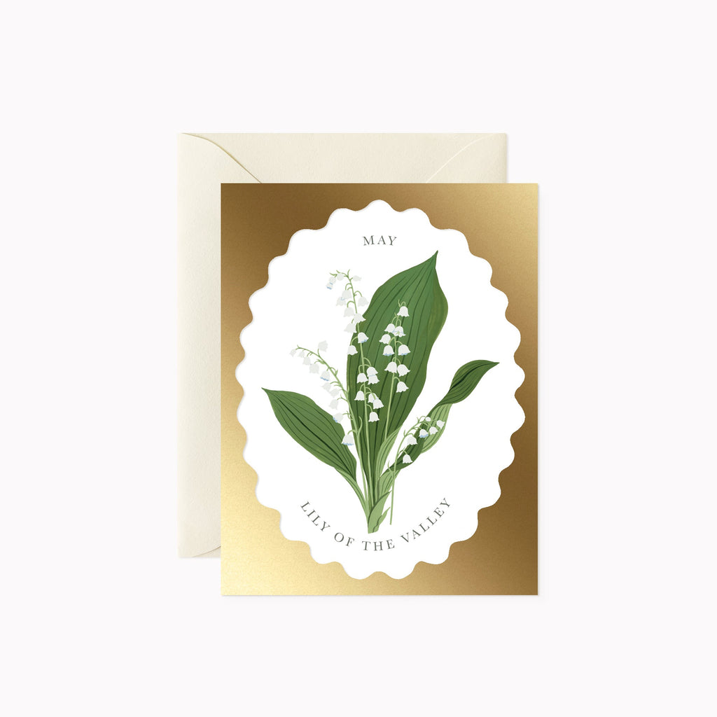 BIRTH MONTH FLOWER | MAY | greeting card
