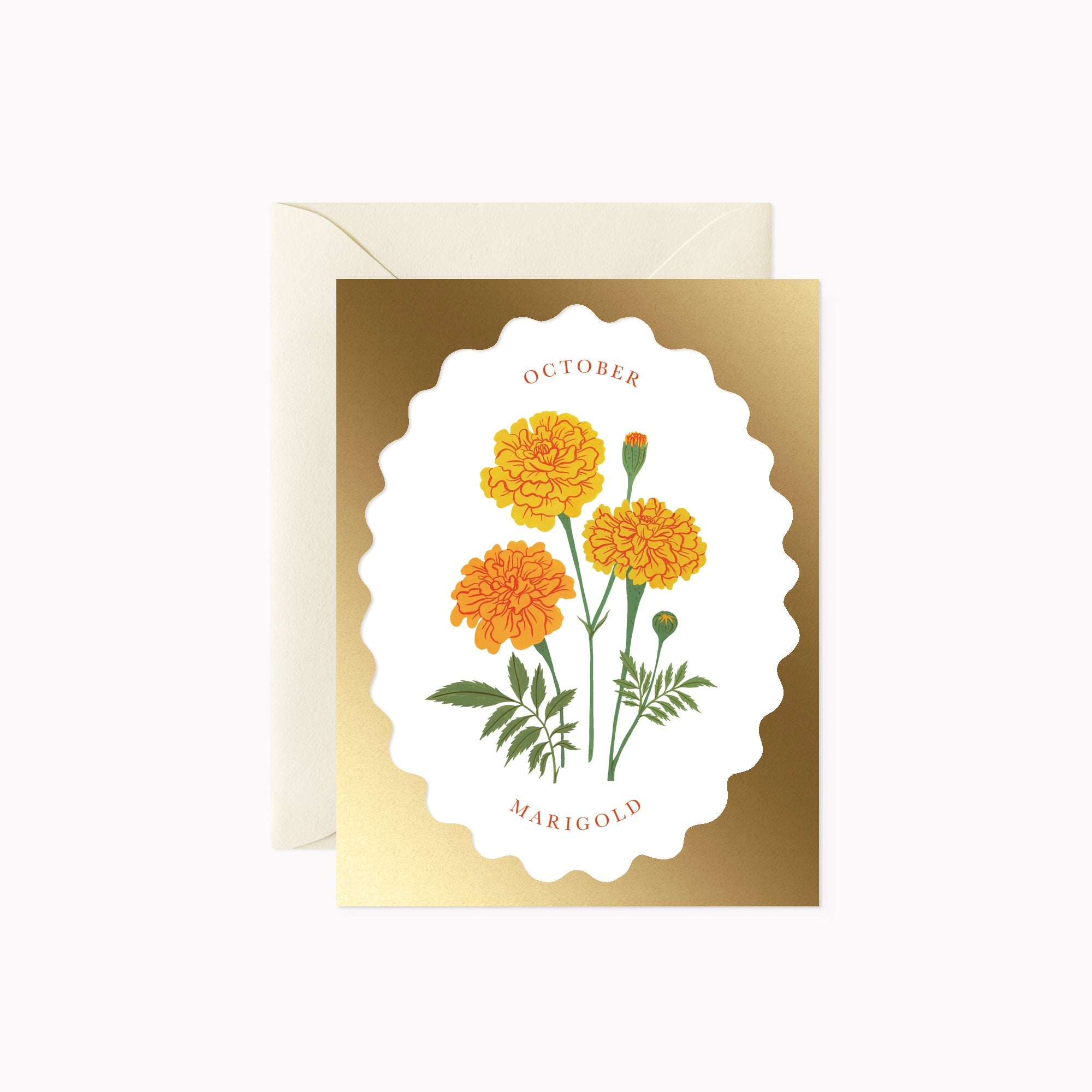 BIRTH MONTH FLOWER| OCTOBER | greeting card