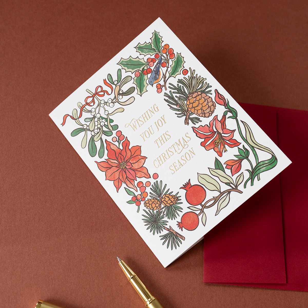 CHRISTMAS FLORALS | greeting card