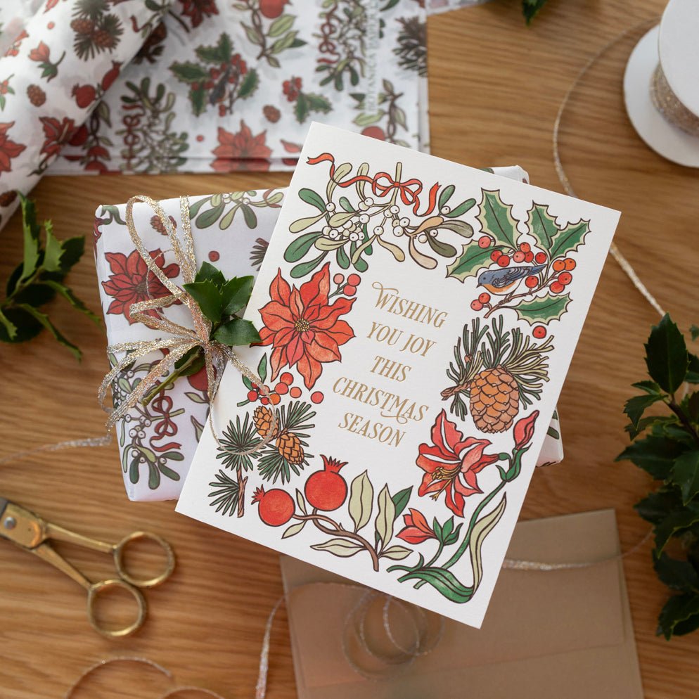 CHRISTMAS FLORALS | greeting card