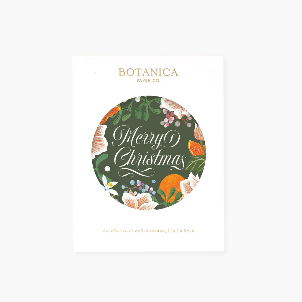WINTER FLORA, GREETING CARD SET