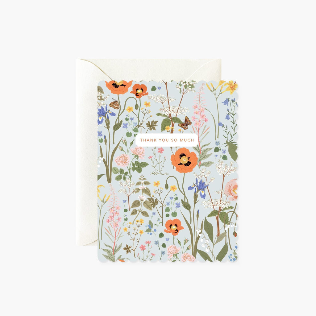 WILD FLOWERS | Thank You Card
