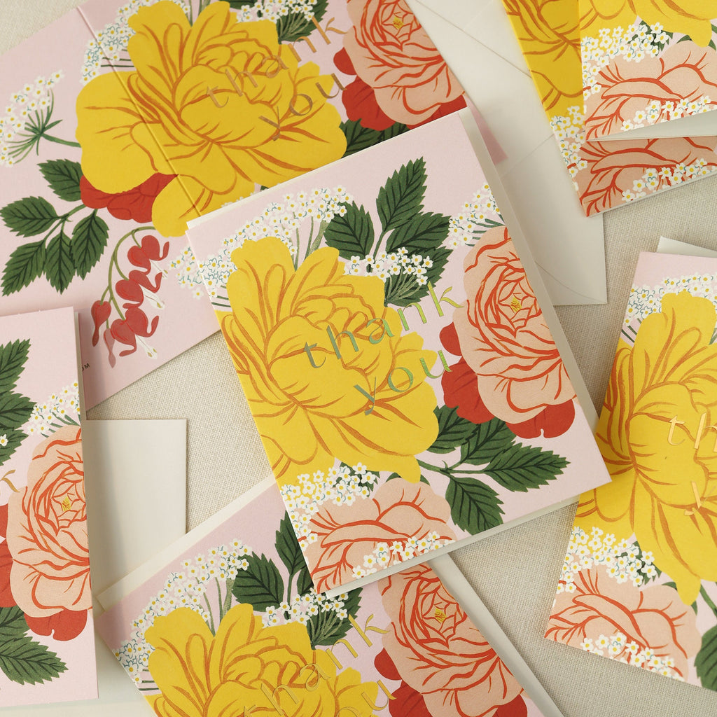 GARDEN ROSES | Thank You Card