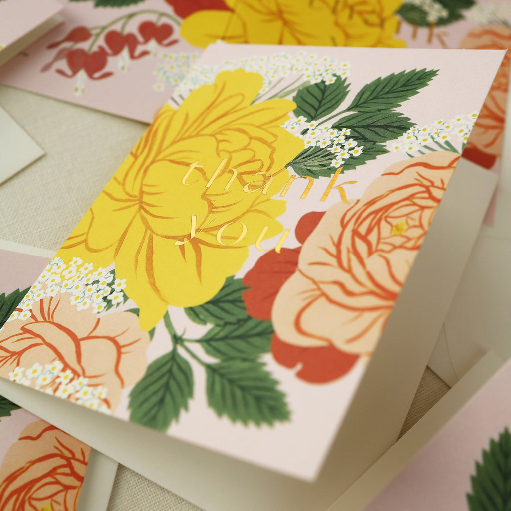GARDEN ROSES | Thank You Card