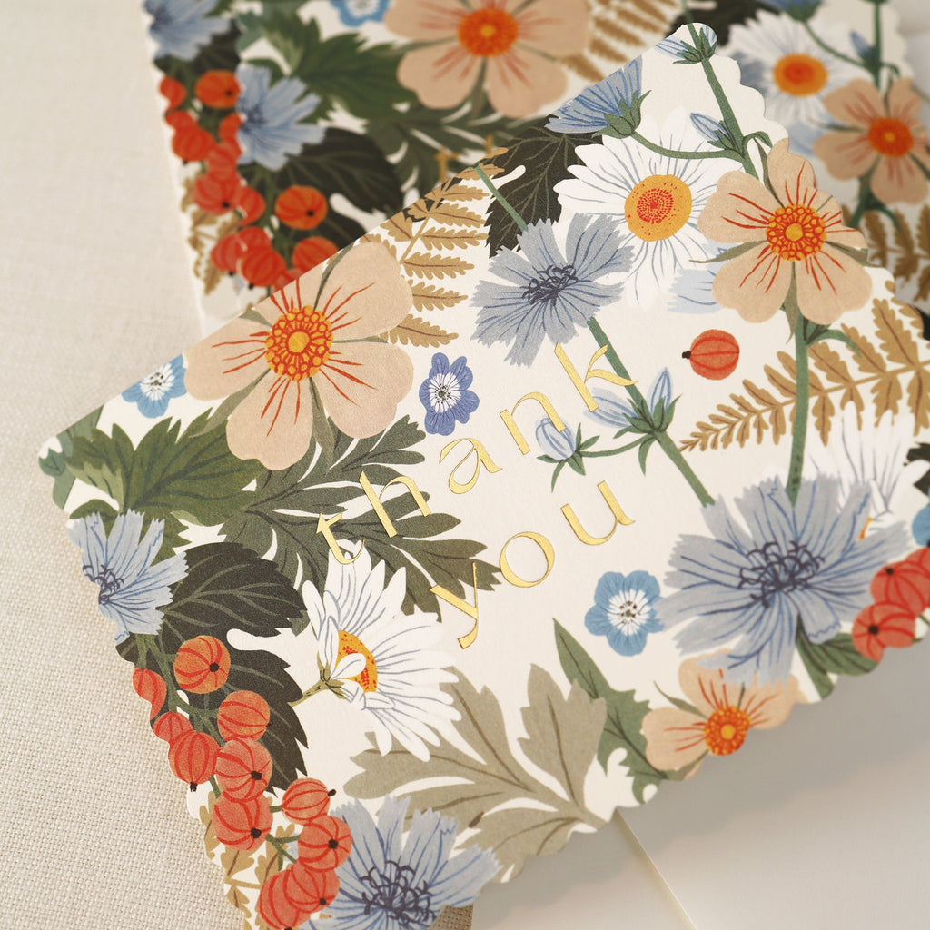 PASTEL FLORA | Thank You Card