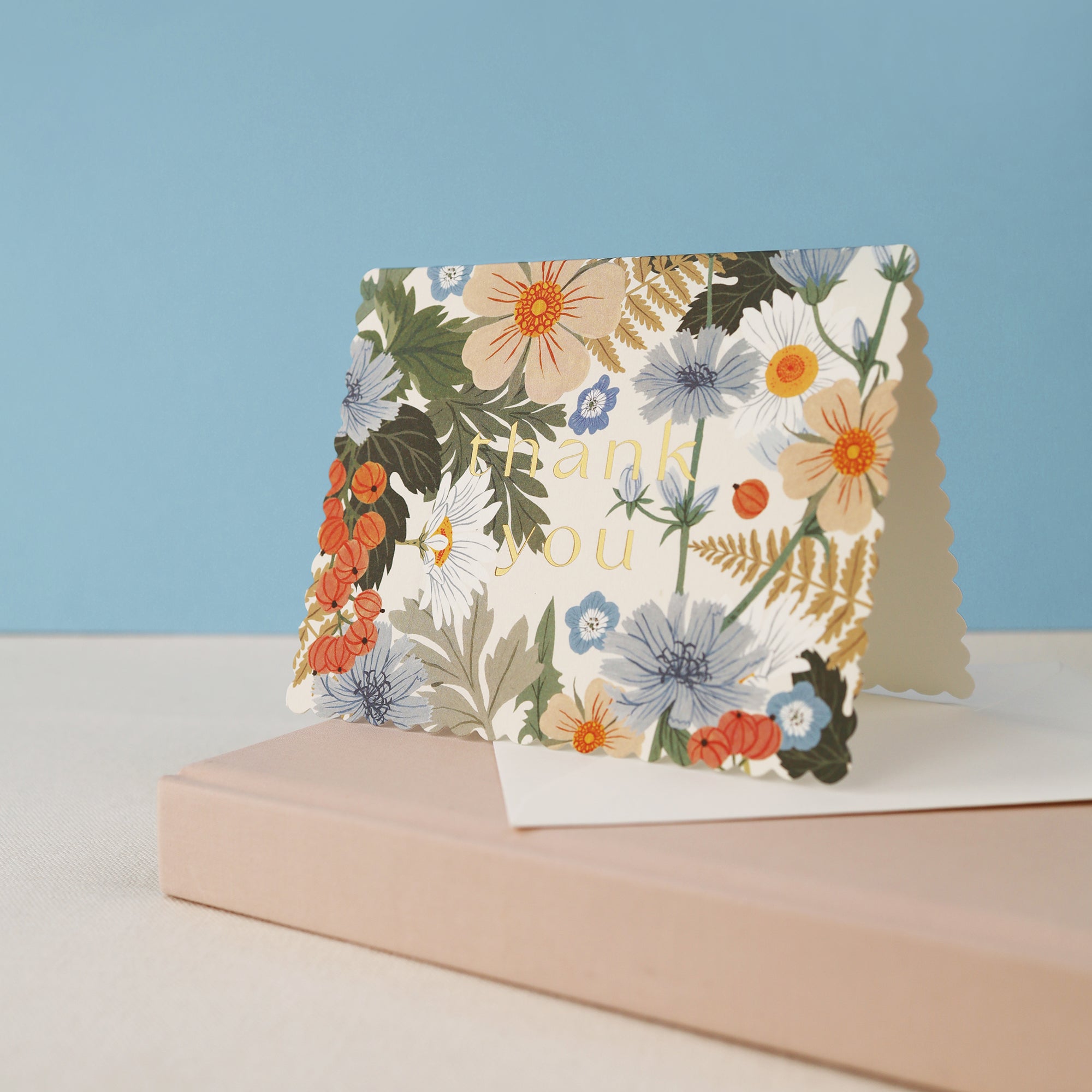 PASTEL FLORA | Thank You Card
