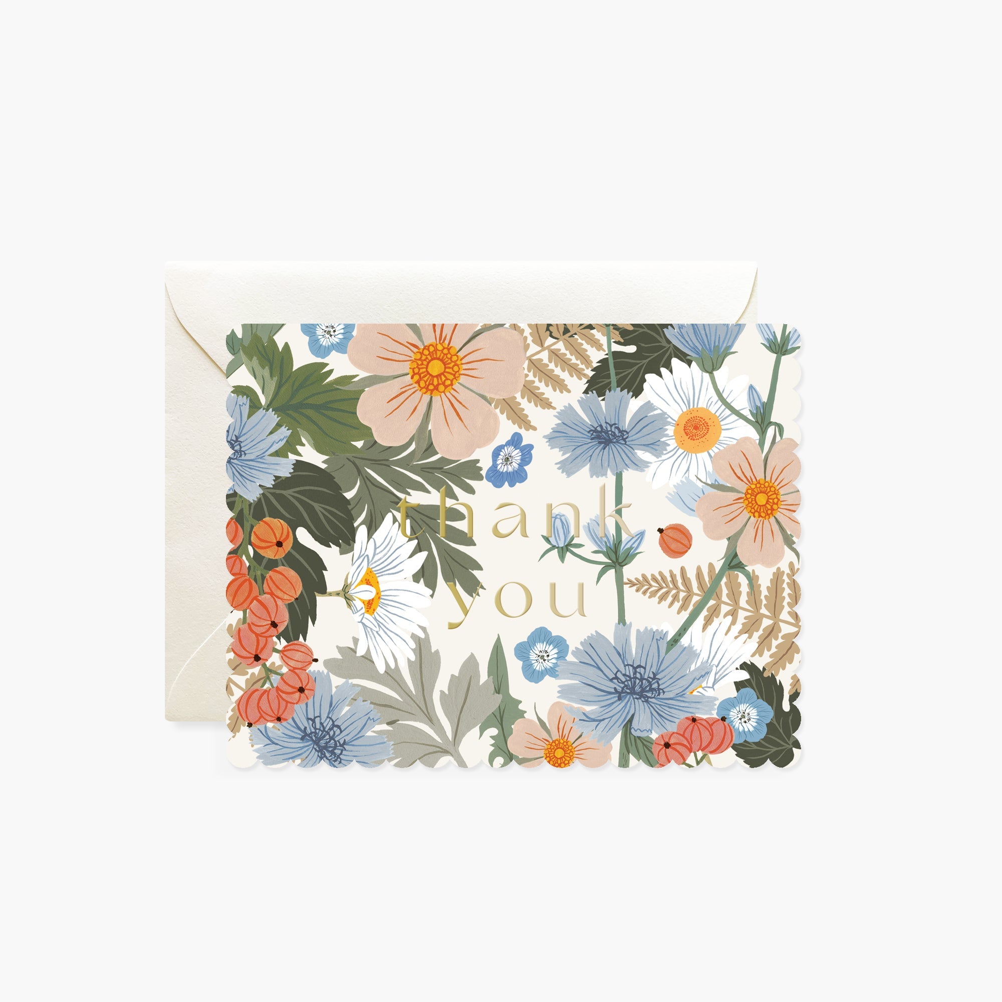 PASTEL FLORA | Thank You Card
