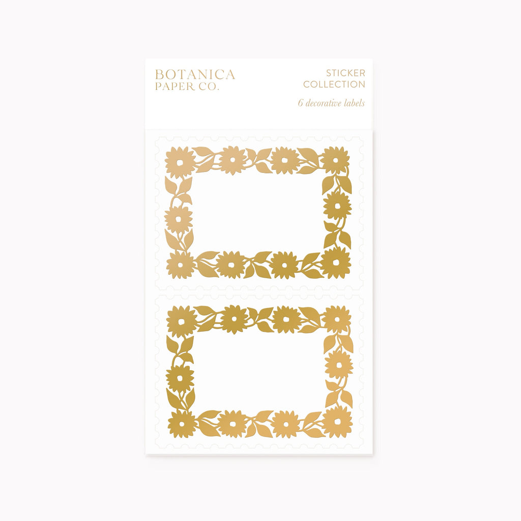 DAISY | DECORATIVE LABELS, PACK OF 6