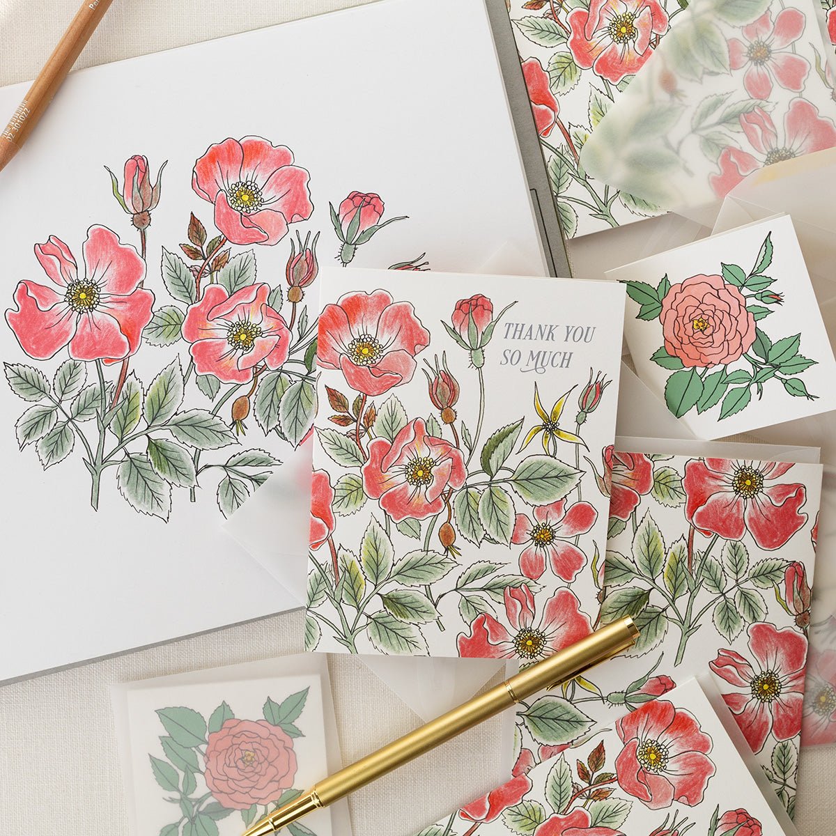 ROSE | Thank You Card