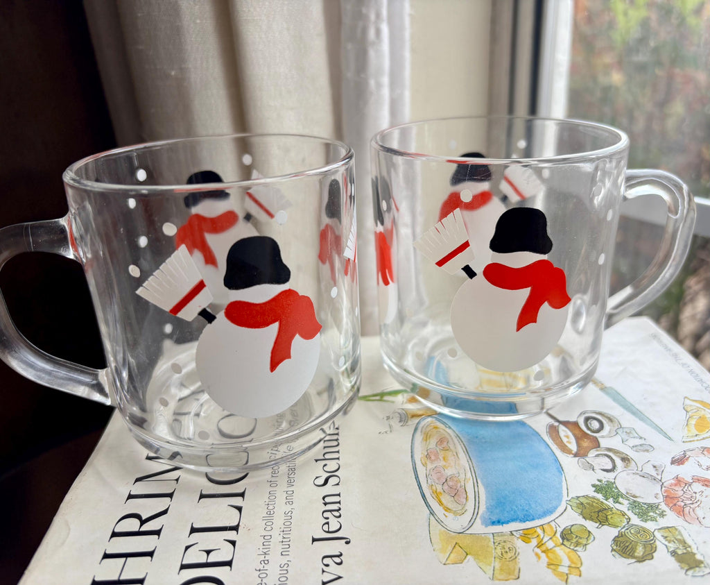 Vintage Luminarc Snowman Mug