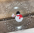 Vintage Luminarc Snowman Plates