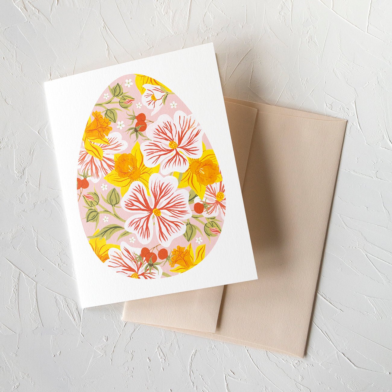BLUSH EASTER EGG |  greeting card