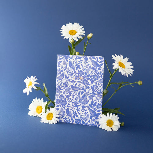 BLUE BIRDS | SOFT-COVER NOTEBOOK
