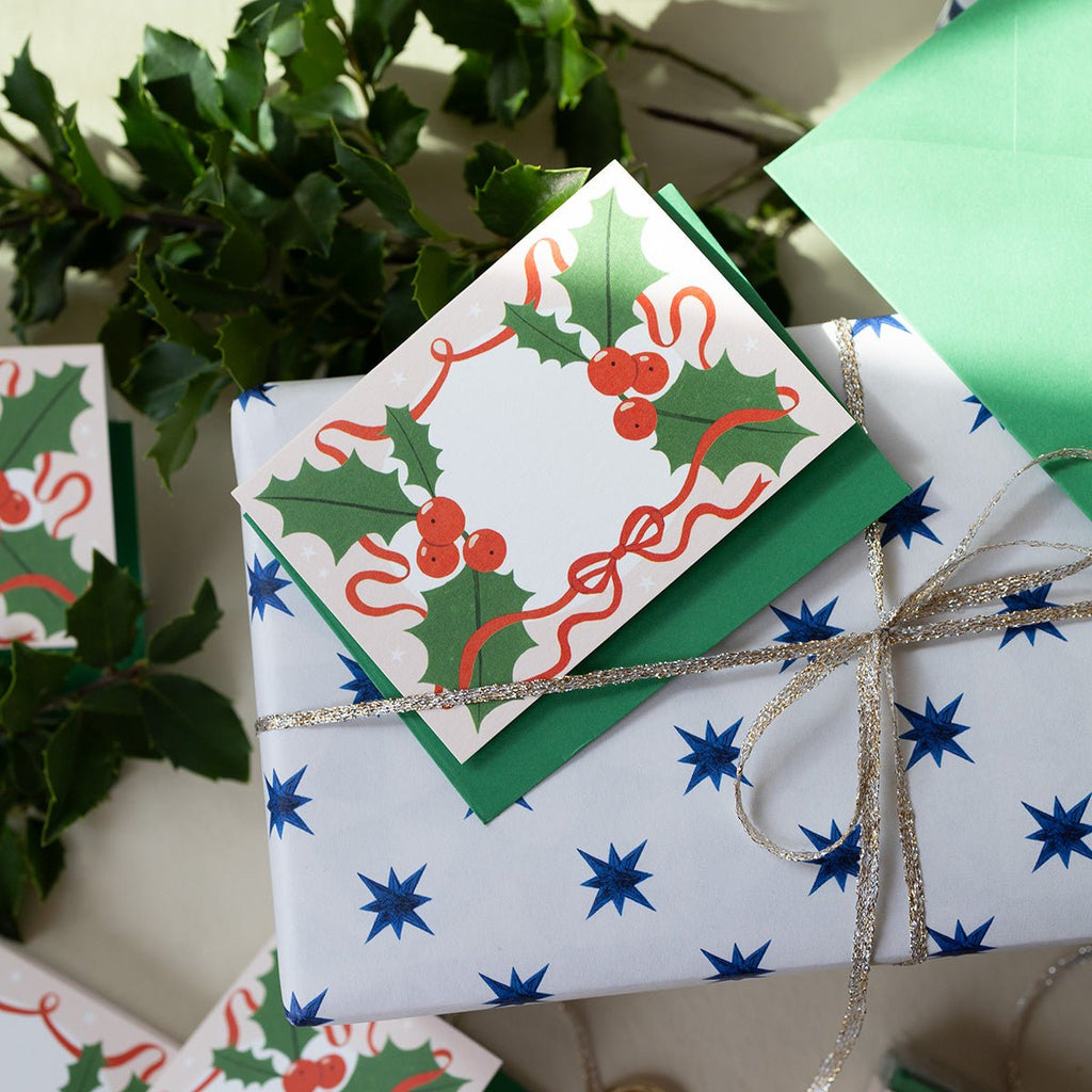 CHRISTMAS HOLLY | mini boxed cards of 8