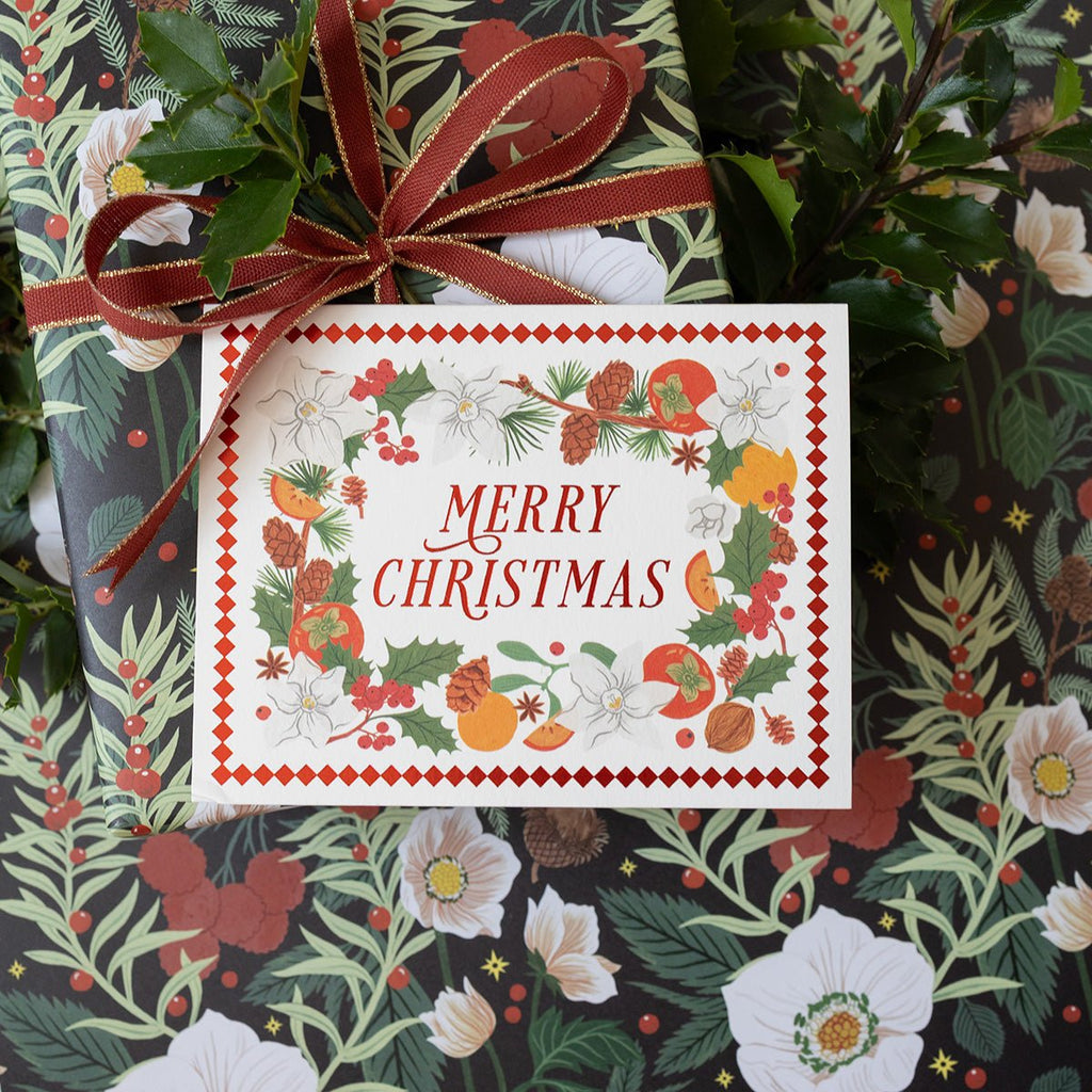 MERRY CHRISTMAS FLORA | greeting card