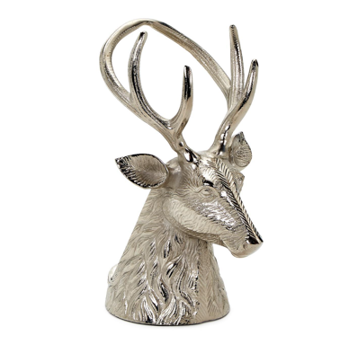 Silver Stag Wine Holder