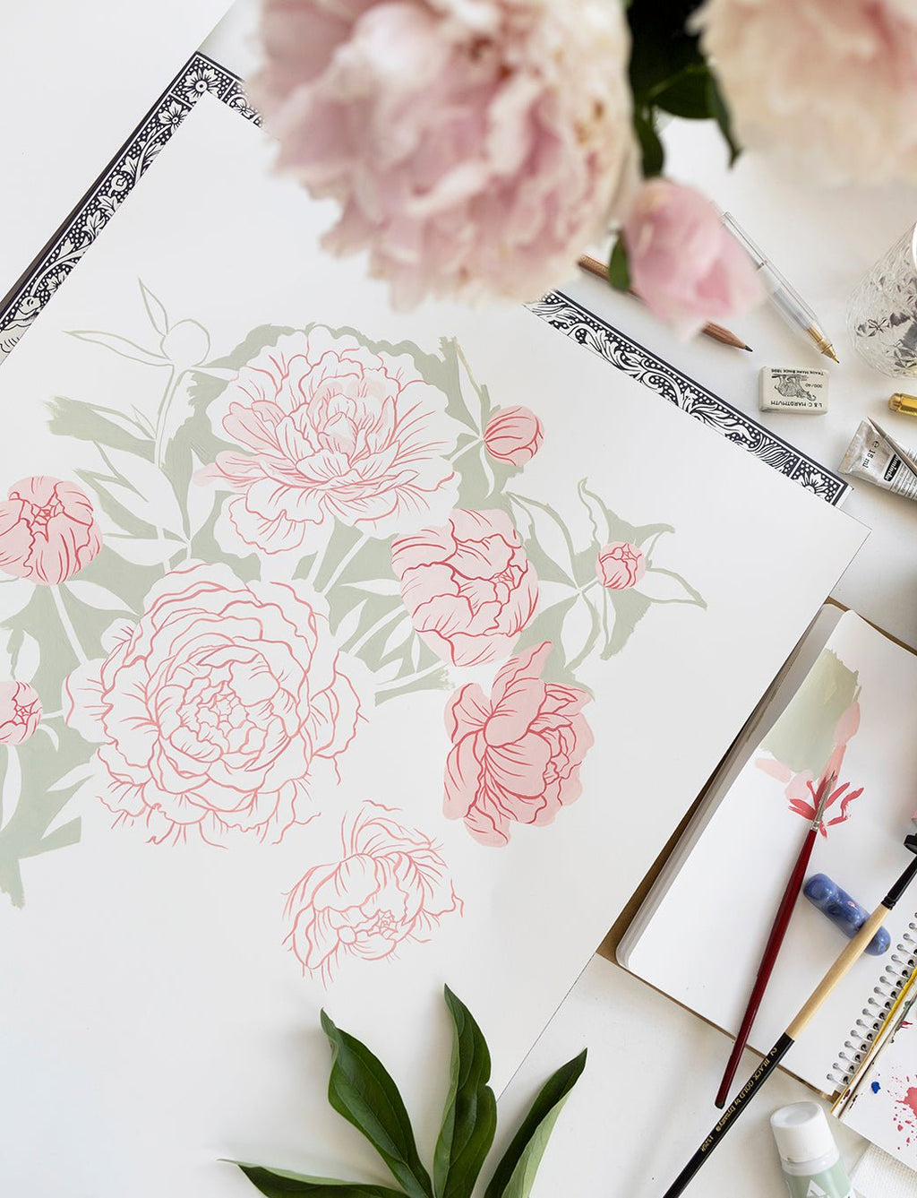 PEONY VASE | Greeting Card