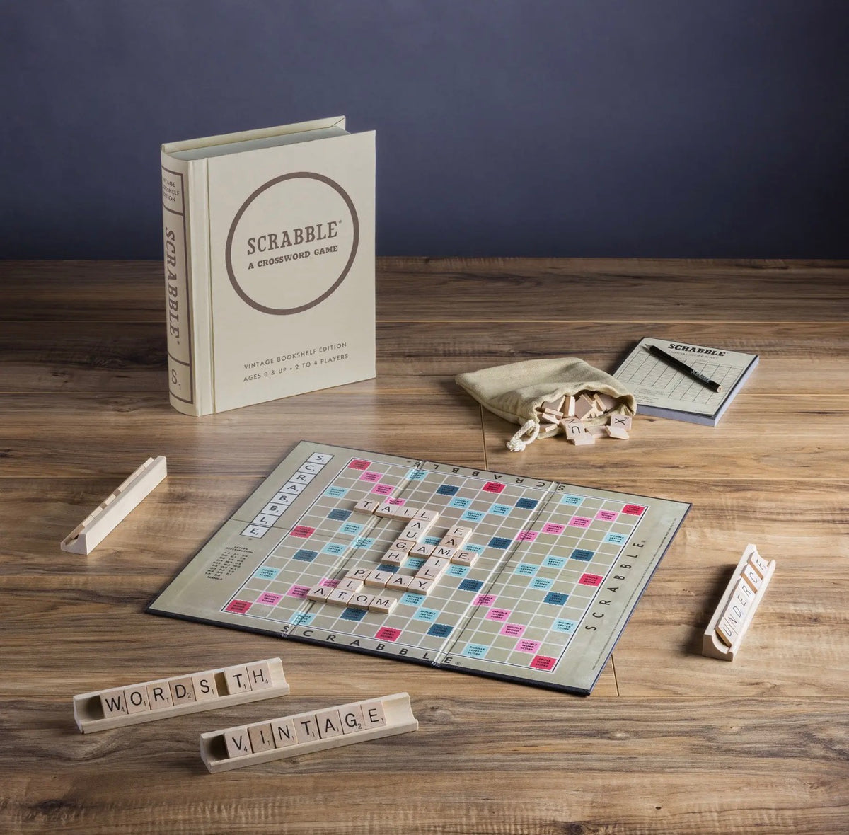 Scrabble Vintage Bookshelf Game