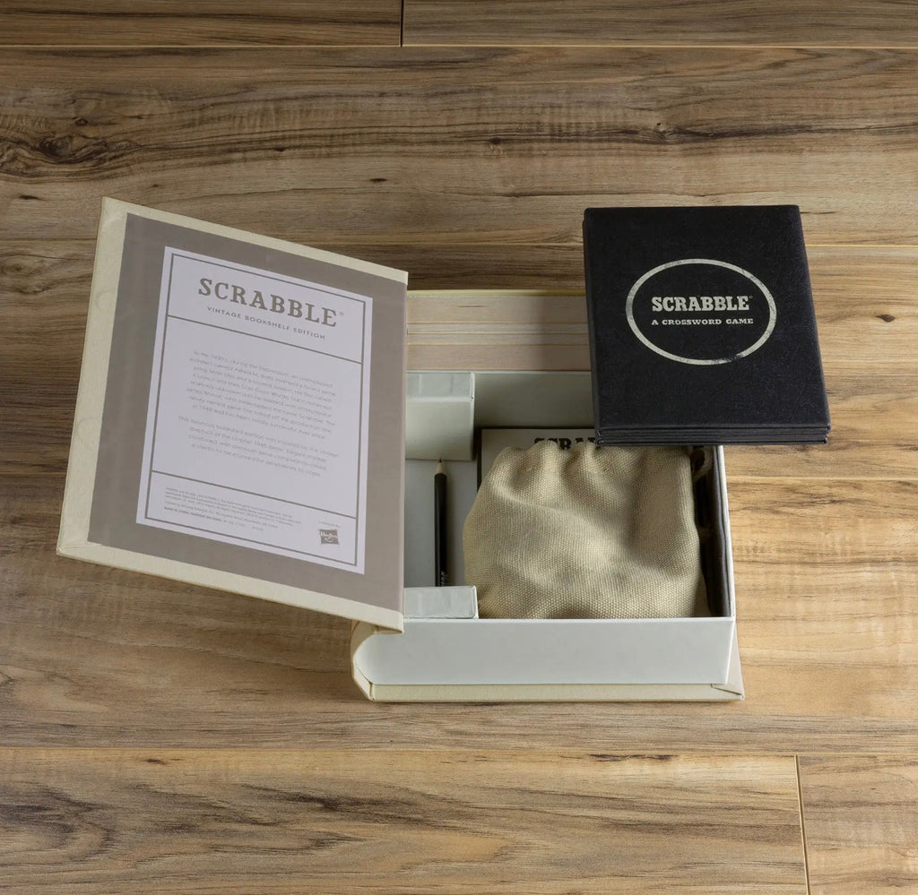 Scrabble Vintage Bookshelf Game